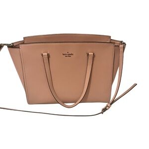 Like new Kate Spade 2 way satchel in rosy cheeks pink 💖
